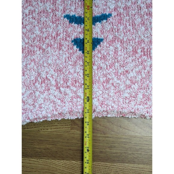 Vintage Chunky Knit Sweater Botanical Bikini Bottom Flor Pattern Womens Sz Large - Picture 11 of 14